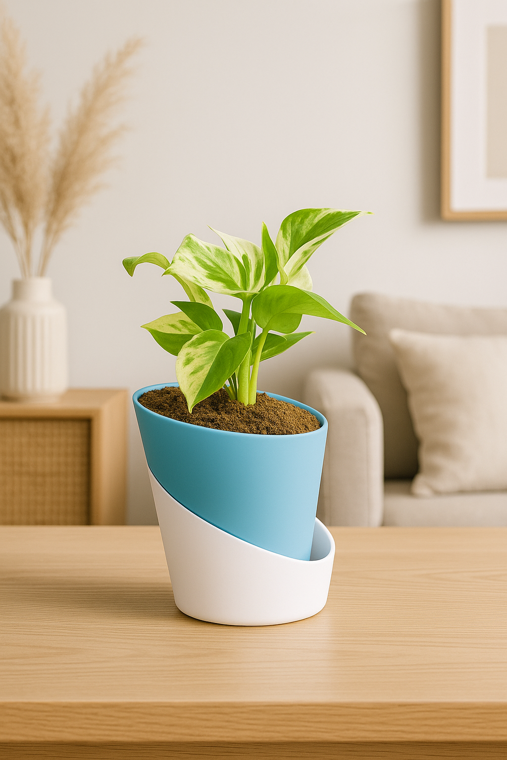Money Plant N'Joy with Atlantis Self-Watering Pot 🌿💚