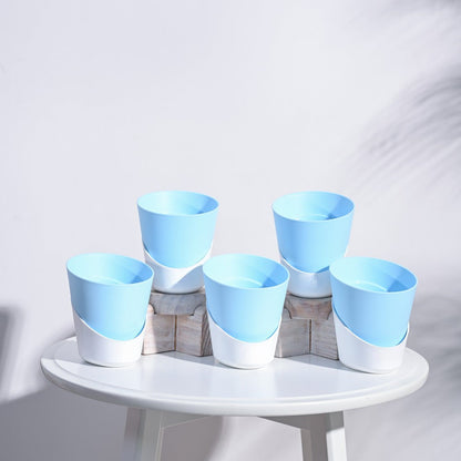 Set of 5 Atlantis Self Watering Pot (Without Plant)